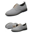 thumbnail image 6 of Tawop Dress Shoes Men Faux Leather Casual Suede Gray Size:11, 6 of 7