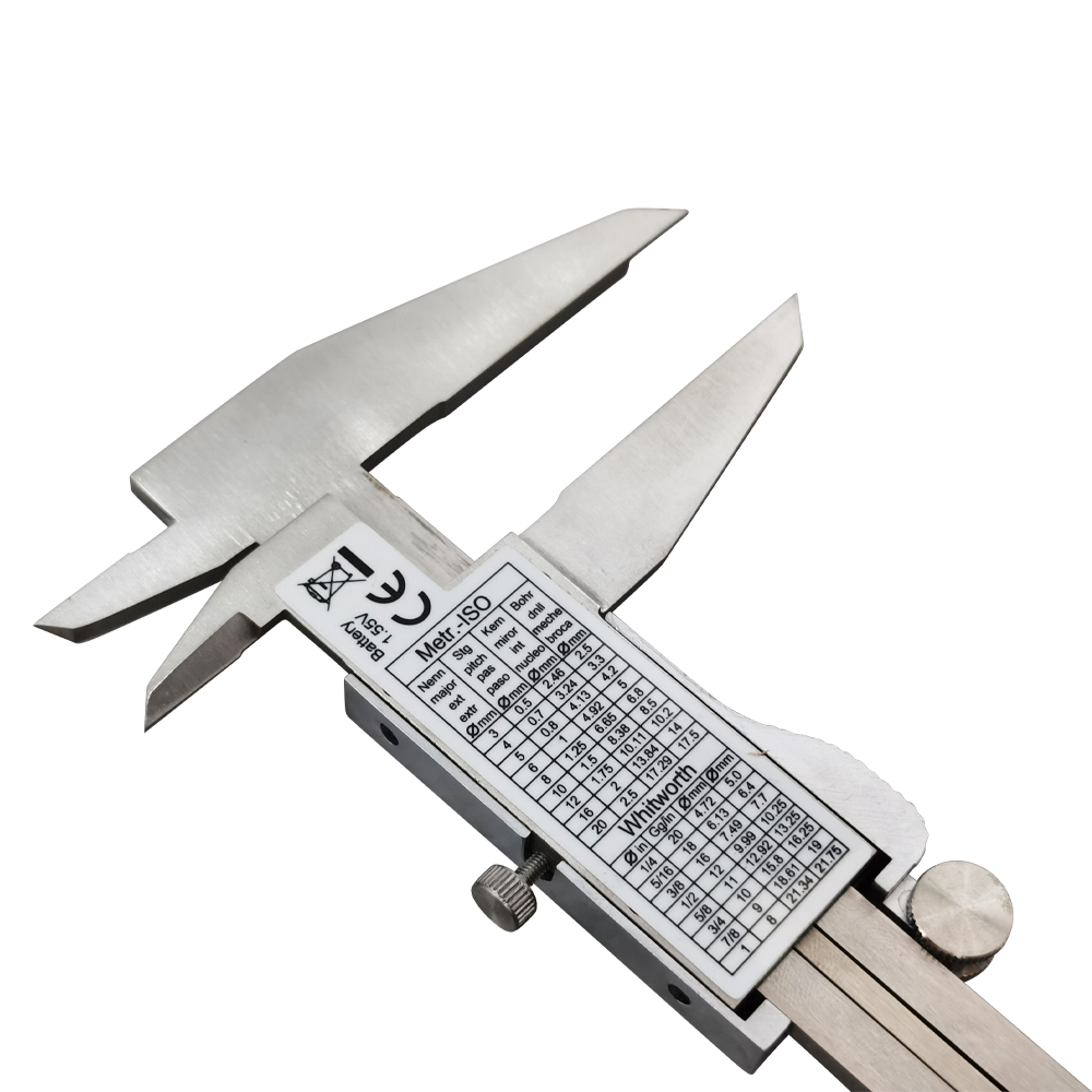 Digital Display Electronic Vernier Caliper 12" Stainless Steel Measuring Tool 300mm