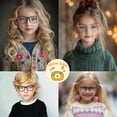 thumbnail image 4 of Gafas para niños filtro luz azul gafas infantiles 6 a 9 años, 4 of 7