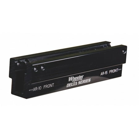 Wheeler 156-888 AR Hi Rise Vise Block Upper Picitinny Rail Alum