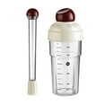 thumbnail image 3 of Coctelera con mortero para coctelería de 600 ml con báscula, accesorios de bar, mezclador de bebidas para cafeterías, fiestas en casa, té de frutas Rojo, 3 of 8