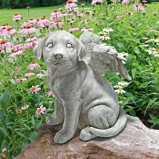 8 Gray Dog with Wings Memorial Statue - Bed Bath & Beyond - 31789885