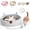 Blue/With Cushion, variant on Handwoven Cat Basket Interactive Foldable Cotton Rope Bed with Toy Ball, Scratchable Nest for Cats & Kittens Play & Rest