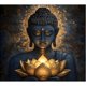 thumbnail image 1 of Cuadro Decorativo Espiritual 40x60cm Meditación Aurea Impreso, 1 of 7