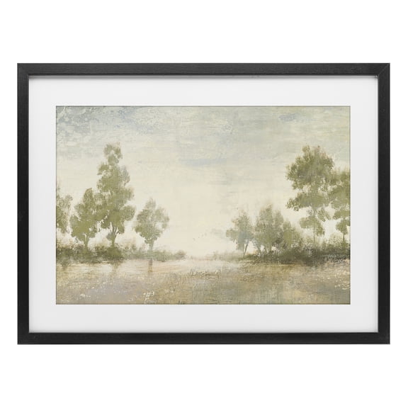Stupell Industries Forest Light Distant Valley Black Framed Print Under Glass, design by Michael Marcon