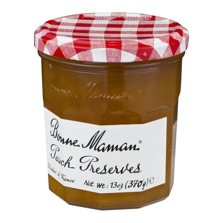 maman⭐︎ Bonne Maman, Conserve Peach, 13 Oz, All-Natural Fruit Spread