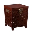 thumbnail image 4 of SEI Meubles Espresso Clou Fin Table Tronc, 4 of 4