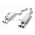 thumbnail image 3 of Borla 11922CFBA S-Type Axle-Back Exhaust System; 2.75 in.; Incl. Right And Left Mufflers/Clamps/4.5 x 5.75 in. Black Carbon Fiber Round Tips; w/o NPP-Dual Mode Exhaust; Single Split Rear Exit;, 3 of 4