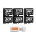 thumbnail image 1 of Paquete de 6 tarjetas micro SD de 32 GB Spartan Camera con adaptador, 1 of 8