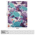 thumbnail image 4 of HENGT Sea Turtle Blanket Cozy Soft Throw Blanket for Couch Sofa Bedding Living Room, Warm Plush Flannel Blankets for Boys Girls Men Women, 4 of 6