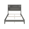 thumbnail image 2 of AFI Newport Full Bookcase Solid Wood Panel Bed in Grey, 2 of 8