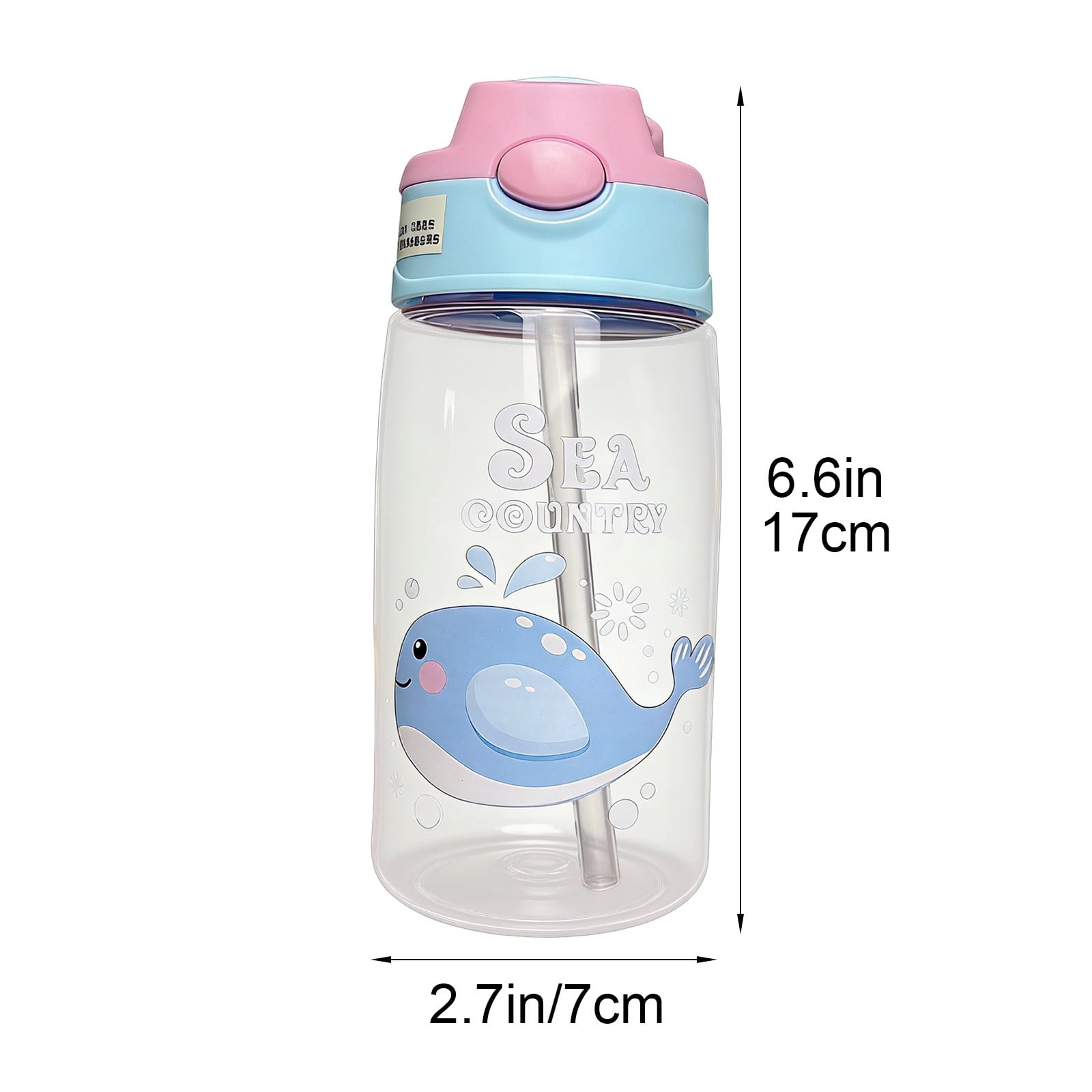 Yannianjz Leakproof Sippy Cup with Soft Silicone Straw, Portable Water Bottle for Little One Daily Use, Spill ProofKidsCup for Travel, Kindergarten, Outdoor, Car Rides, Daycare, Picnics