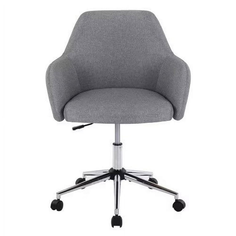 Grey chair with wheels new arrivals