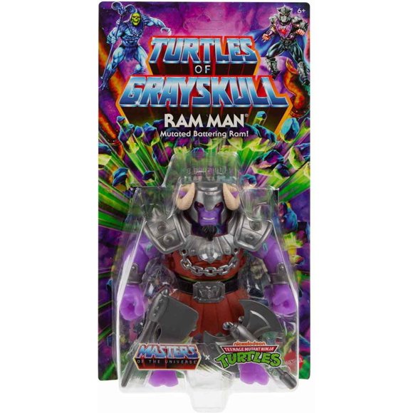 Masters Of The Universe Teenage Mutant Ninja Turtles Origins 6" Action Figure Turtles Of Grayskull Wave 2 - Ram Man