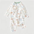 thumbnail image 5 of TOWED22 Kids Toddler Girl Boys Pajamas Pj Set Long Sleeve Sleepwear Loungewear Soft & Comfort 6-24 Months 2t 3t 4t 5t 6t 7t 8t 9t Children(Green,12-18 M), 5 of 6