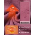 thumbnail image 3 of baleaf Women's Fleece Lined Joggers Winter Thermal Pants Rose Red L, 3 of 7