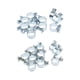 thumbnail image 1 of 20 Piezas Mini Abrazaderas de Manguera Surtido de Clips de Manguera Tubería Plata, 1 of 9