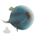 thumbnail image 3 of Aquarium Puffer Fish, Luminous  Floatable Simulation Rubber Fish With Suction Cup For Fish  Blue,Orange, 3 of 8
