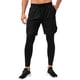 thumbnail image 1 of Pantalones deportivos para hombre Pantalones deportivos para mujer con bolsillos Leggings con forro 2 en 1 Pantalones cortos deportivos Ropa deportiva de entrenamiento Maboto Pantalones deportivos para hombre, 1 of 7
