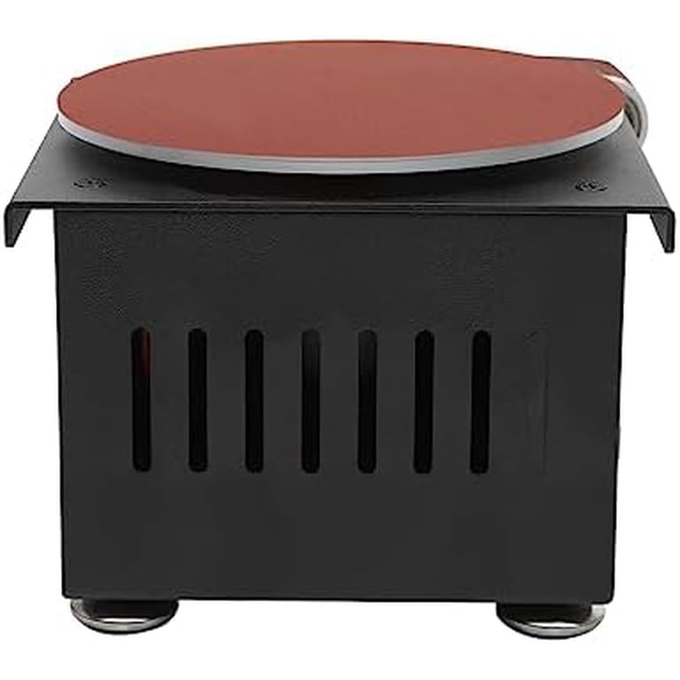 Mini Belt Disc Sander 6-Inch - 100W 7-Speed Sander For Wood & Metal With 15-Inch Belts