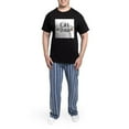 thumbnail image 5 of CafePress - Cat Dad Pajamas - Men's Dark Loose Fit Cotton Pajama Set, 5 of 7
