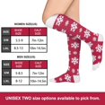 thumbnail image 5 of 6 Pairs Christmas Compression Socks for Women & Men Circulation 15-20 mmHg - Better Blood Flow, Swelling , Best Support for Medical, Running, Nursing,Christmas Gifts for Nurses Travel Pregnancy, 5 of 5