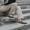thumbnail image 5 of chaqlin Skull Sneakers for Women Men Size 5.5 Breathable Lace Up Running Mesh Shoes Mushroom Low Top Walking Shoes Outdoor Slip on Training Flats, 5 of 7