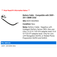 thumbnail image 2 of Battery Cable - Compatible with 2009 - 2011 BMW 335d 2010, 2 of 2