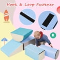 thumbnail image 3 of Toddler Indoor Climb and Crawl Activity Playset,Soft Foam Playset Including Building Blocks, Assorted and Ramp,Lightweight Indoor Active Stacking Play Structure for Beginner Toddler, 3 of 6
