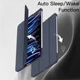 thumbnail image 5 of JETech Case for iPad Pro 11-Inch 2022/2021/2020/2018 Model (4th/3rd/2nd/1st Generation), Protective Hard Back Shell Soft-Touch Tablet Stand Cover, Auto Wake/Sleep (Navy), 5 of 7