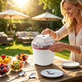 thumbnail image 4 of Tong Automatic Ice Maker Machine For Home Use With Digital Timer Dessert Maker Easy Clean Self Compressor, 4 of 5