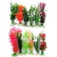 thumbnail image 5 of 4pc Aquarium Artificial Plants Fish Tank Plastic Grass Decorations Terrariums 6", 5 of 5