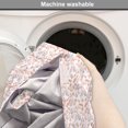 thumbnail image 2 of Floral Dog Crate Cover, Peachy Feminine Theme Retro Flower Naive Natural Look Repeat Pattern, Easy to Use Pet Kennel Cover Small Dogs Puppies Kittens, 7 Sizes, Peach Pale Mauve Salmon, by Ambesonne, 2 of 6