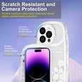 thumbnail image 3 of Designed Case for iPhone 14 Pro 2022 (6.1 Inch), TPU Shockproof Protective Cover Case for Women Girls Phone Case for iPhone 14 Pro, Small White Flowers, 3 of 14
