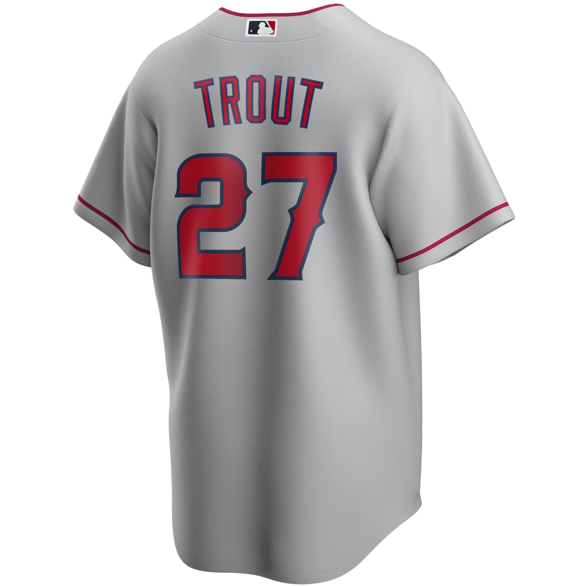 grey mike trout jersey