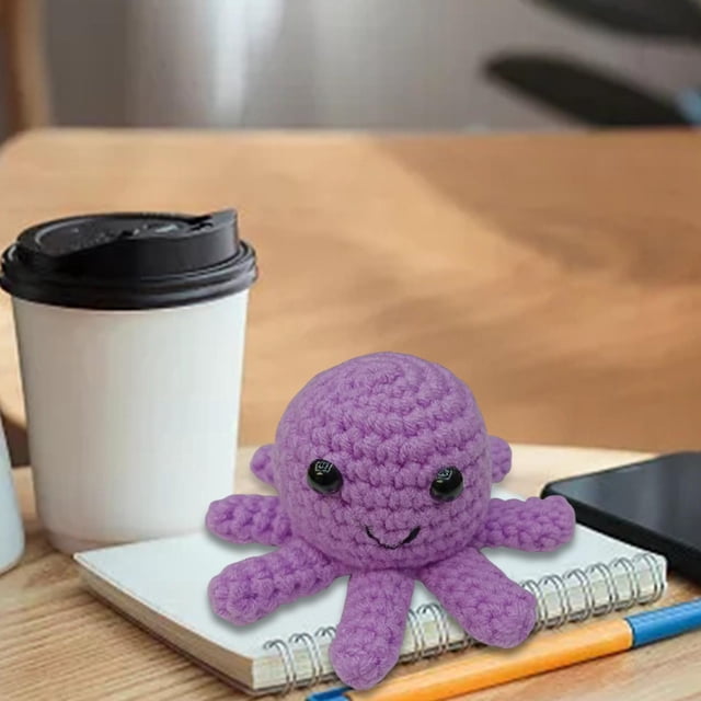 Kits De Ganchillo Baoblaze De tejido De juguete hecho a mano para hacer tu propia muñeca Pulpo