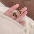 thumbnail image 3 of DESIGNICE 2Pcs Earrings for Women,Wedding Earrings,Stainless Steel Small Earrings for Women, 3 of 7