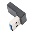 thumbnail image 1 of Coude Type C Convertisseur, Plug And Play Type C vers USB 3.0 Adaptateur Multifonctions PVC 90 Degrés pour la Transmission de Vitesse, 1 of 8
