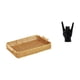 thumbnail image 1 of Cestas de almacenamiento,Cestas de almacenamiento de cocina tejidas con asas hechas a mano,Cestas de pan redondas Bandejas para servir Rectángulo,Estatua del gesto de la roca,Estatuas y, 1 of 8