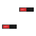 thumbnail image 1 of Justharion Adhesive Office Door Slider Sign Indicator Any Office Clean Dirty 5x18cm 2Set, 1 of 6