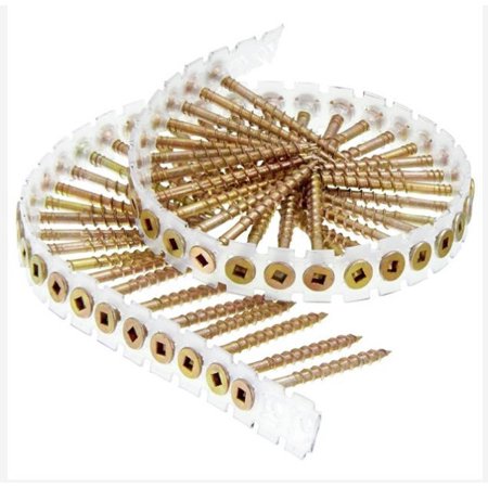 SENCO 08F200Y 8-Gauge 2 in. Collated Flooring Screws