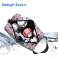 thumbnail image 6 of Goofa Butterflies in Pastel Printed Toiletry Bag with Handle,Large Capacity Travel Makeup Cosmetic Bag for Women, Carry on Airport Airline Compliant Bag, 6 of 9