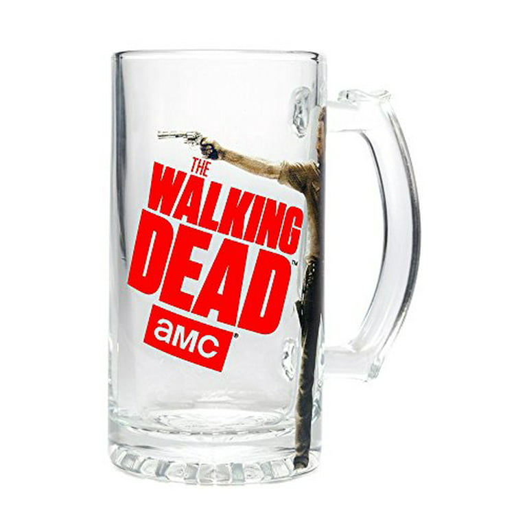 The Walking Dead Rick Grimes Glass Stein - Walmart.com