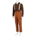 thumbnail image 2 of Titanic Jack Dawson Tops Pants Overalls Outfits Full Set Halloween Carnival Suit, 2 of 7