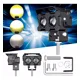 thumbnail image 5 of 2pzs Faros Auxiliares Led Alta/baja Luz 120w Para Auto Moto, 5 of 7