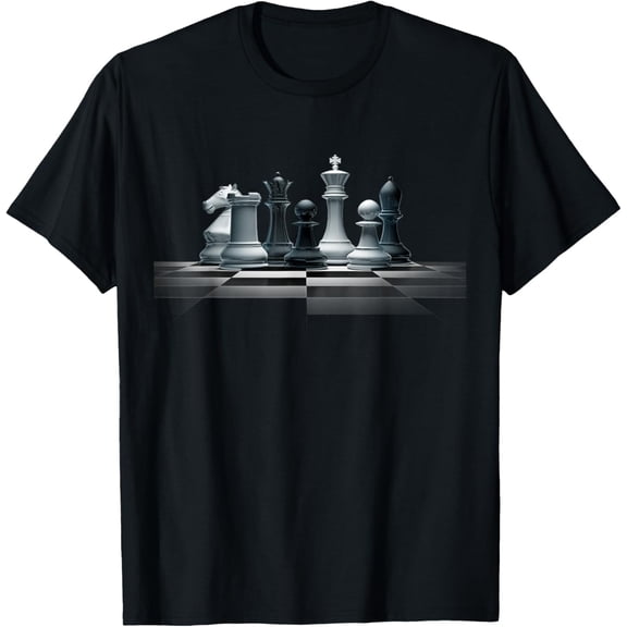 Chess t shirt, chess kids, chess lovers, chess for kids T-ShirtMen and women, White Black T-shirt, size: Extra large S-296XL