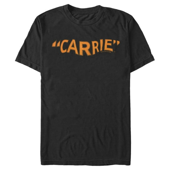 Men's Carrie Classic Logo Graphic Tee Black Small