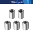 thumbnail image 4 of Huggegwe 5 Pcs Écrous de Connecteur Ronds Écrou de Raccord de Tige Filetée pour Connecter Deux Arbres Filetés CJB91-25834, 4 of 5