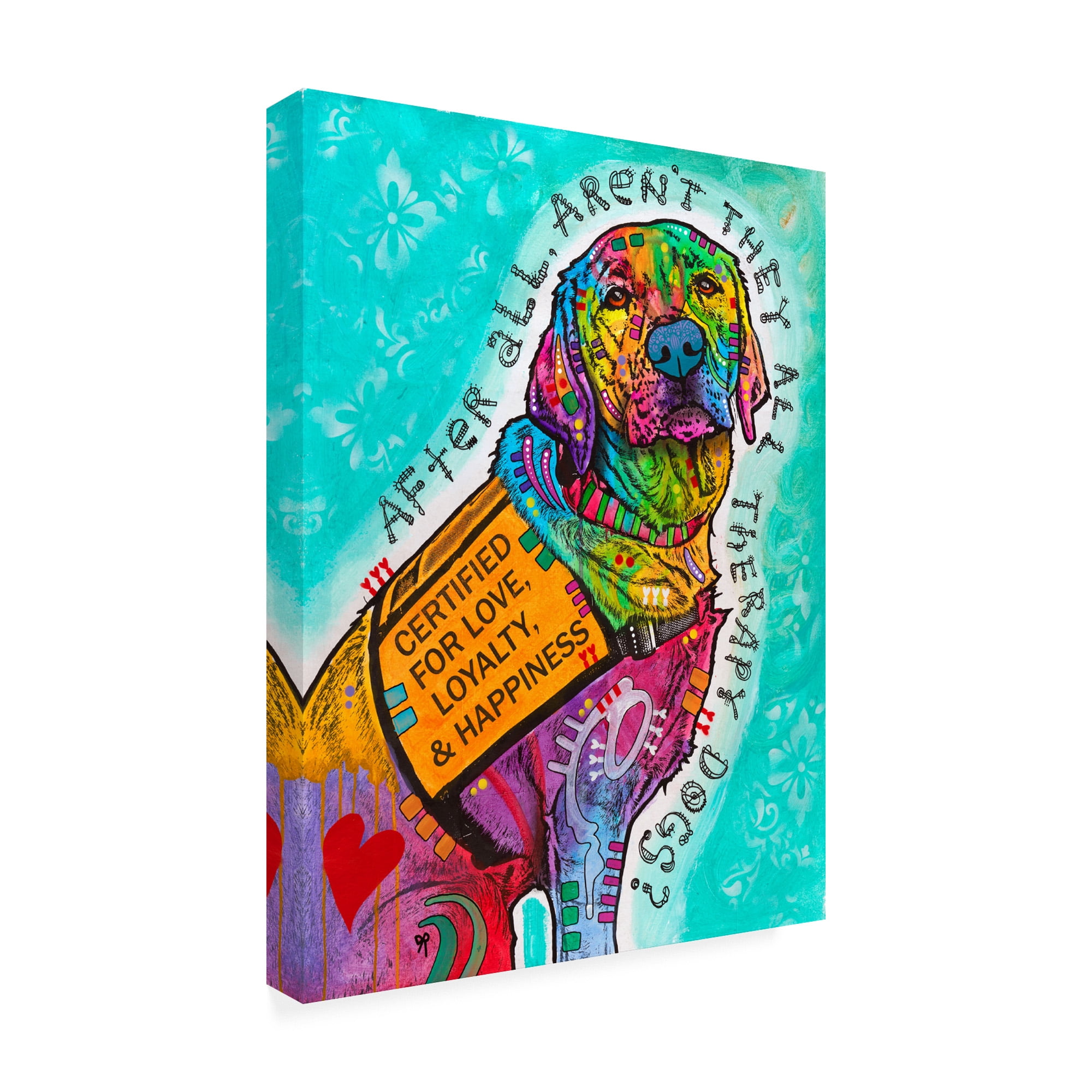 Trademark Fine Art 'Certified For Love' Canvas Art by Dean Russo