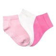 thumbnail image 3 of Tines 725 Baby para Niña, Rosa Antiderrapantes 3 pares Talla 3-3X, 3 of 4